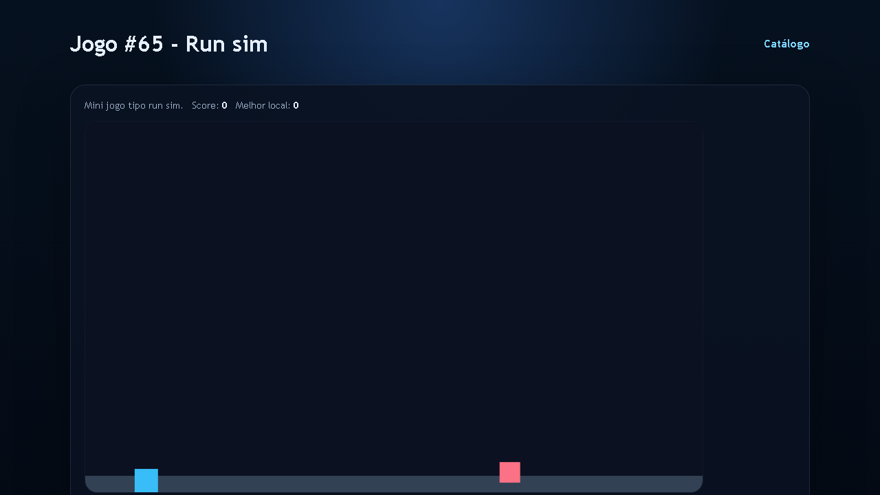 Jogo #65 - Run sim